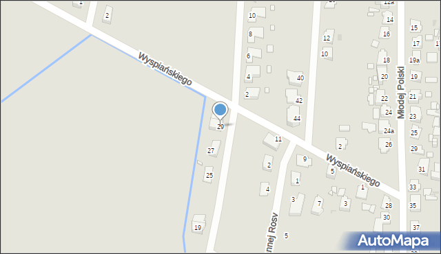 Opole, Wyspiańskiego Stanisława, 29, mapa Opola