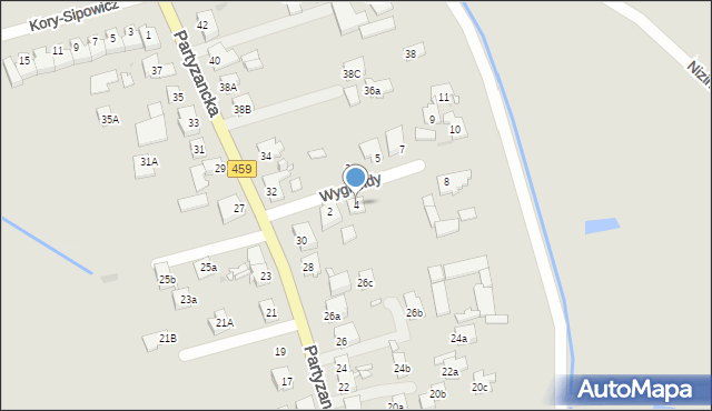 Opole, Wyglendy Jana, 4, mapa Opola