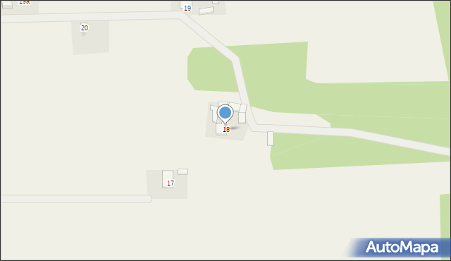 Osie, Wybudowanie Pod Starogard, 18, mapa Osie