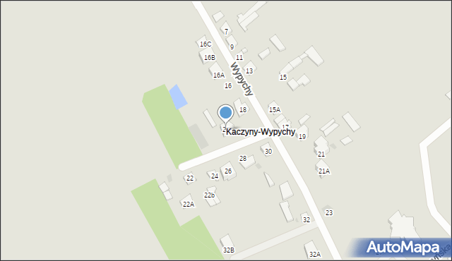 Ostrołęka, Wypychy, 20, mapa Ostrołęka