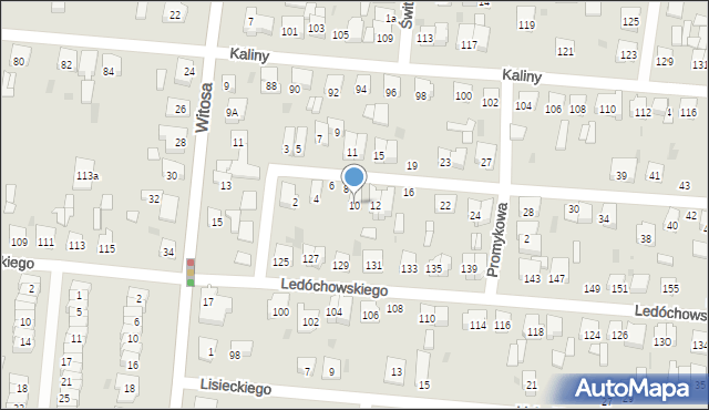 Ostrów Wielkopolski, Wyjazdowa, 10, mapa Ostrów Wielkopolski