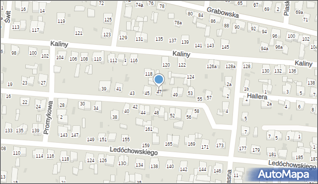 Ostrów Wielkopolski, Wyjazdowa, 47, mapa Ostrów Wielkopolski