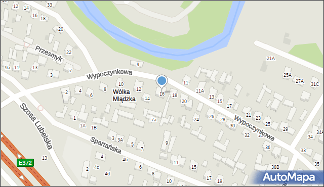 Otwock, Wypoczynkowa, 16, mapa Otwock