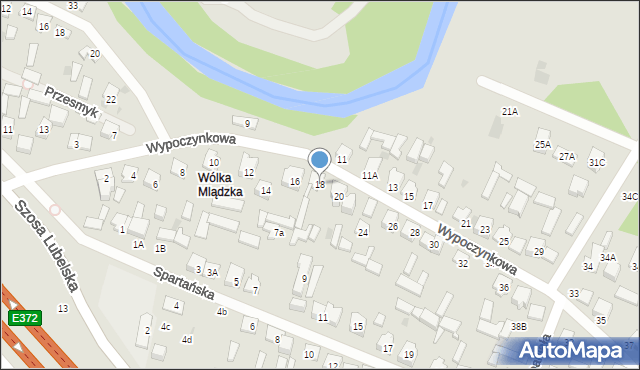 Otwock, Wypoczynkowa, 18, mapa Otwock