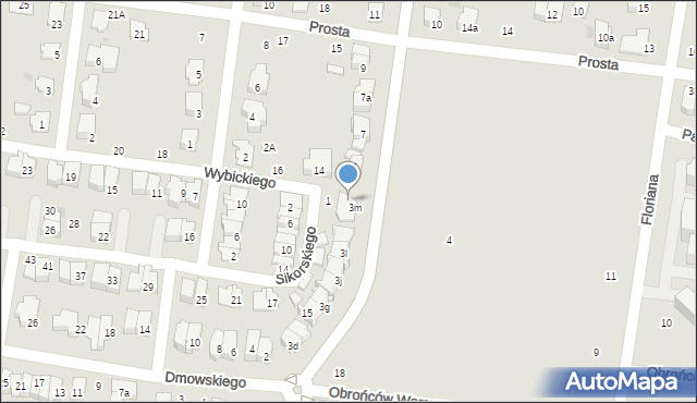 Ożarów Mazowiecki, Wybickiego Józefa, gen., 1, mapa Ożarów Mazowiecki