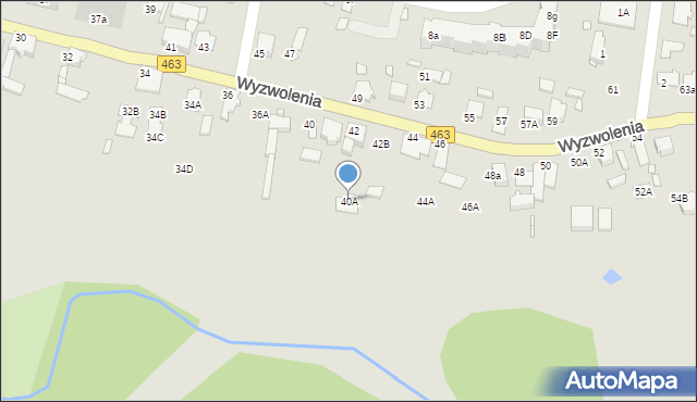 Ozimek, Wyzwolenia, 40A, mapa Ozimek