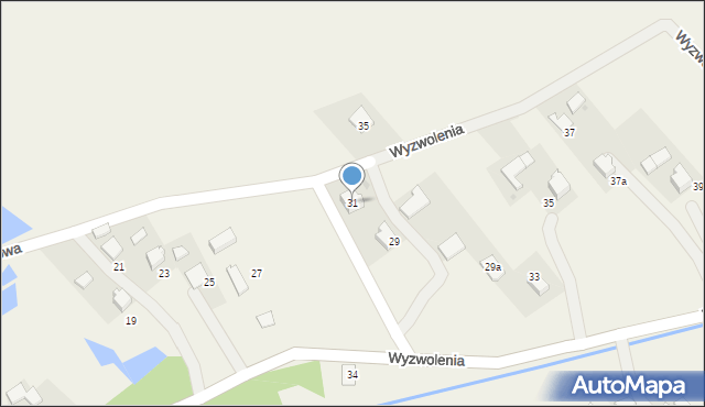 Pawłowice, Wyzwolenia, 31, mapa Pawłowice