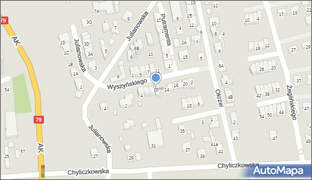 Piaseczno, Wyszyńskiego Stefana, ks. kard., 10, mapa Piaseczno