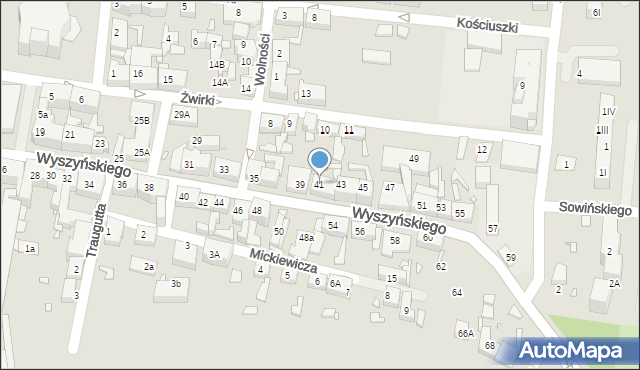 Piekary Śląskie, Wyszyńskiego Stefana, ks. prym. kard., 41, mapa Piekary Śląskie