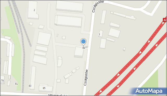 Piekary Śląskie, Wyszyńskiego Stefana, ks. prym. kard., 84, mapa Piekary Śląskie