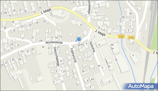 Pietrowice Wielkie, Wyzwolenia, 6, mapa Pietrowice Wielkie