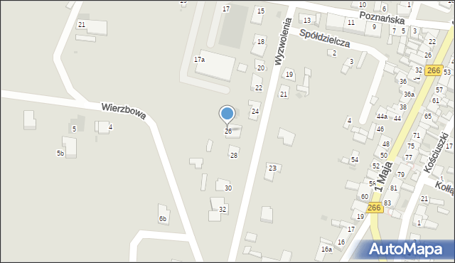 Piotrków Kujawski, Wyzwolenia, 26, mapa Piotrków Kujawski