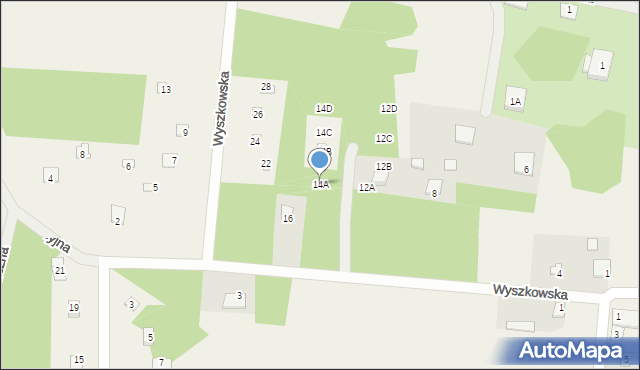 Pogorzelec, Wyszkowska, 14A, mapa Pogorzelec