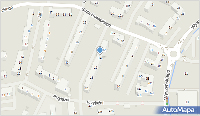 Police, Wyszyńskiego Stefana, ks. kard., 14, mapa Police
