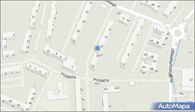 Police, Wyszyńskiego Stefana, ks. kard., 18, mapa Police