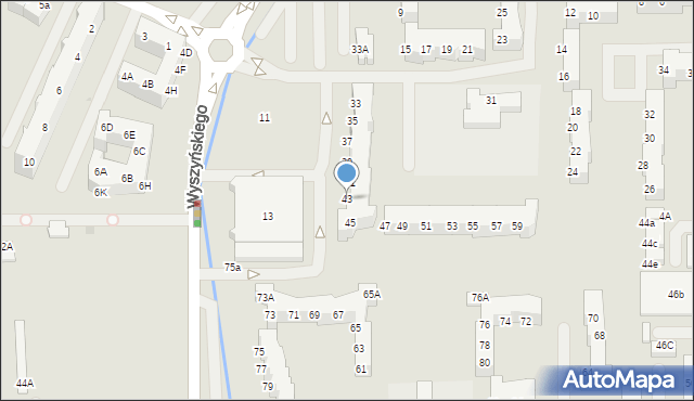Police, Wyszyńskiego Stefana, ks. kard., 43, mapa Police