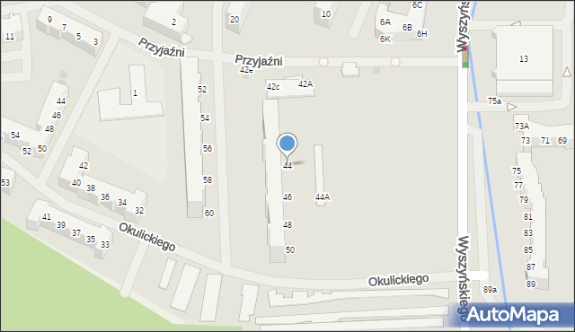 Police, Wyszyńskiego Stefana, ks. kard., 44, mapa Police