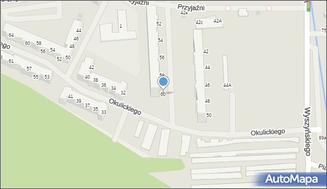 Police, Wyszyńskiego Stefana, ks. kard., 60, mapa Police