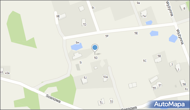 Pomlewo, Wyżynna, 5G, mapa Pomlewo