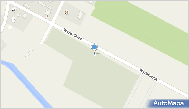 Poniatowo, Wyzwolenia, 6, mapa Poniatowo