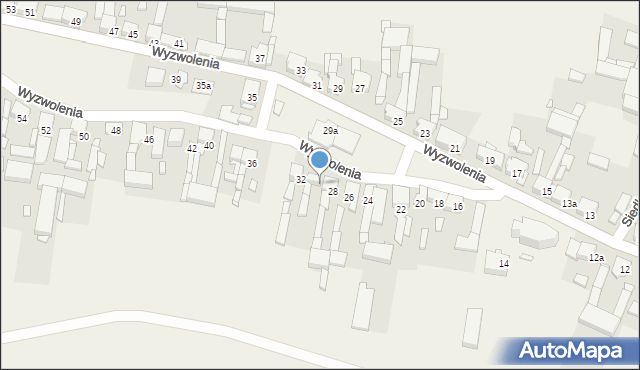 Potarzyca, Wyzwolenia, 30, mapa Potarzyca