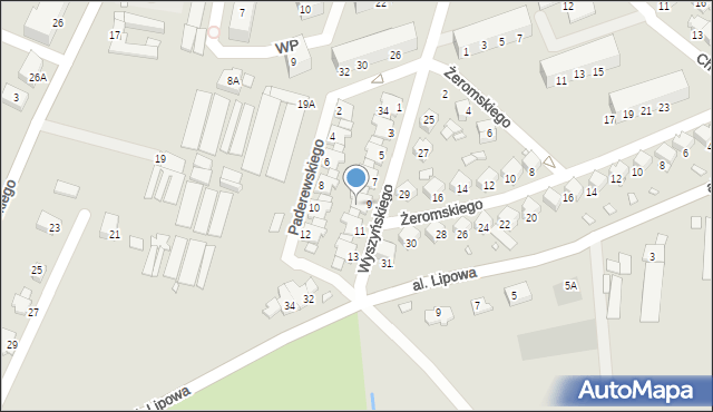 Prudnik, Wyszyńskiego Stefana, ks. kard., 42, mapa Prudnik