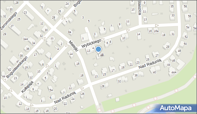 Pruszcz Gdański, Wybickiego Józefa, gen., 4a, mapa Pruszcz Gdański