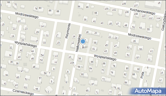 Pruszcz Gdański, Wyspiańskiego Stanisława, 35, mapa Pruszcz Gdański