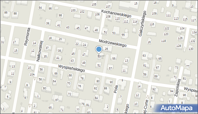 Pruszcz Gdański, Wyspiańskiego Stanisława, 53, mapa Pruszcz Gdański