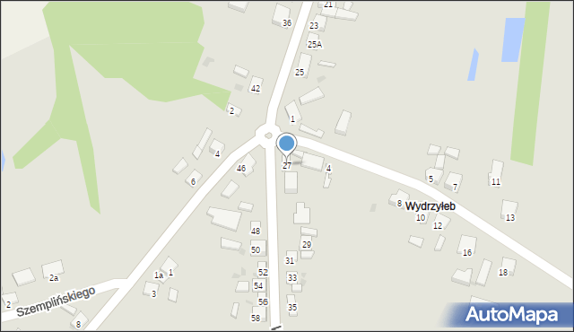 Przedecz, Wyszyńskiego Stefana, ks. kard., 27, mapa Przedecz