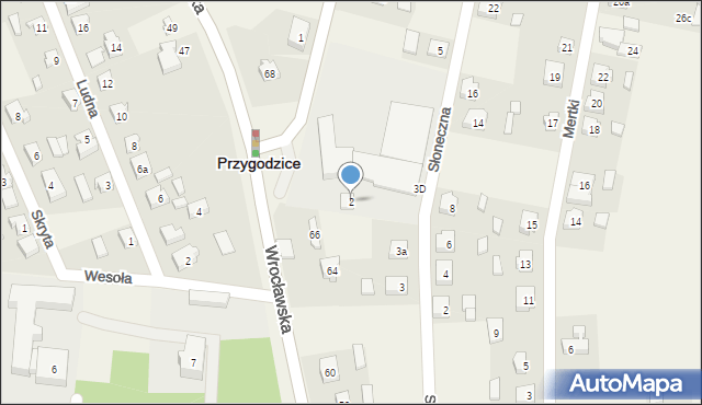 Przygodzice, Wysocka, 2, mapa Przygodzice