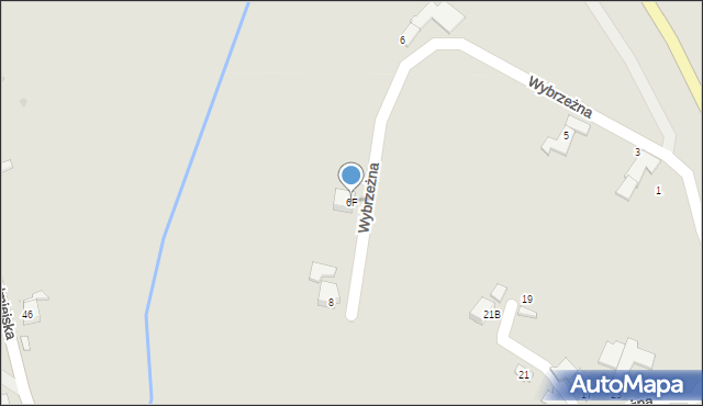 Racibórz, Wybrzeżna, 6F, mapa Racibórz