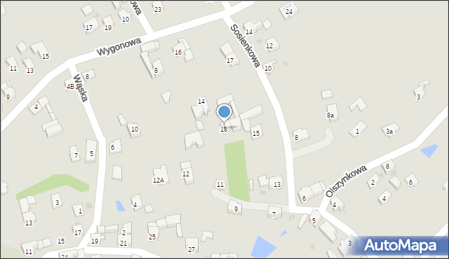 Racibórz, Wygonowa, 18, mapa Racibórz