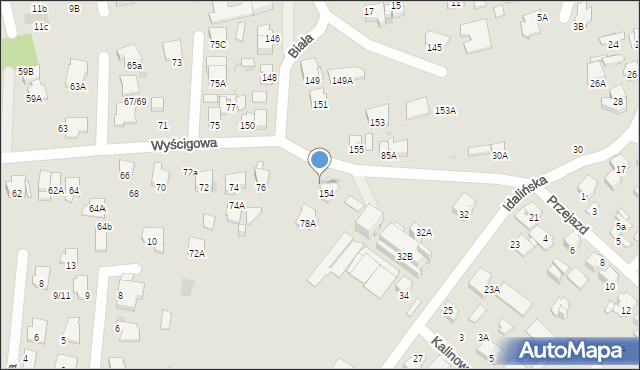 Radom, Wyścigowa, 78, mapa Radomia