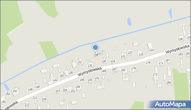 Radomsko, Wymysłowska, 128, mapa Radomsko