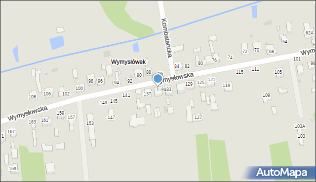 Radomsko, Wymysłowska, 135, mapa Radomsko