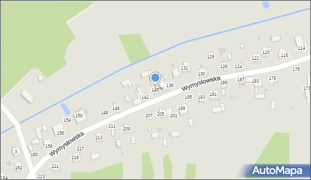 Radomsko, Wymysłowska, 140, mapa Radomsko