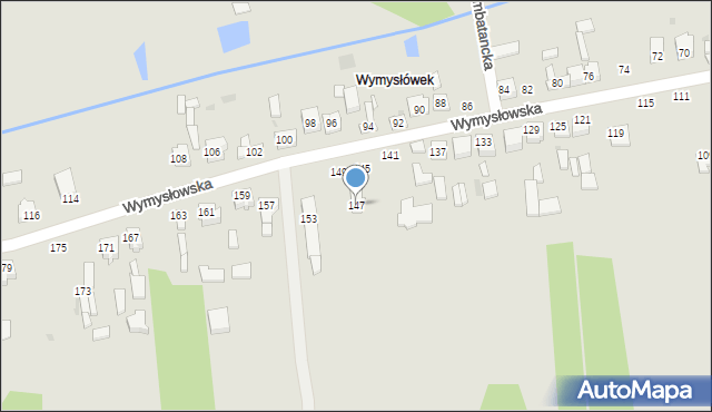 Radomsko, Wymysłowska, 147, mapa Radomsko