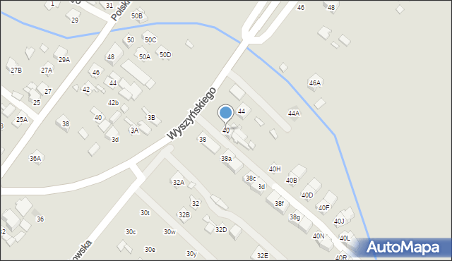 Radzymin, Wyszyńskiego Stefana, ks. kard., 40, mapa Radzymin