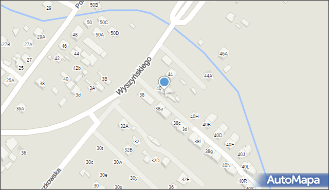 Radzymin, Wyszyńskiego Stefana, ks. kard., 40A, mapa Radzymin