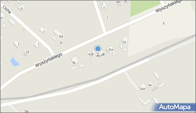 Radzymin, Wyszyńskiego Stefana, ks. kard., 60, mapa Radzymin