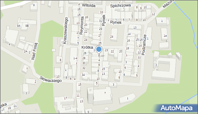 Reszel, Wyspiańskiego Stanisława, 3, mapa Reszel
