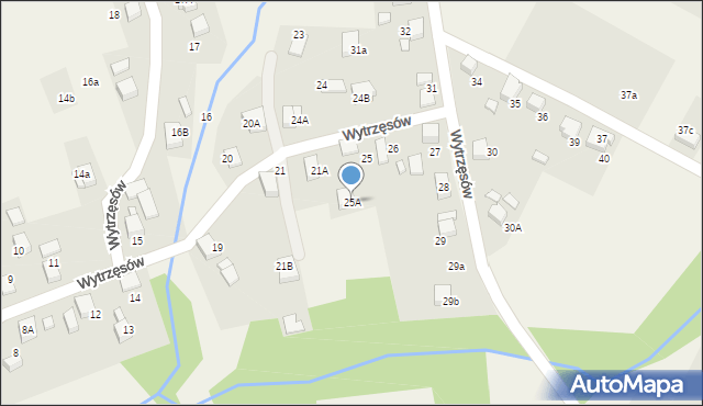 Rogów, Wytrzęsów, 25A, mapa Rogów