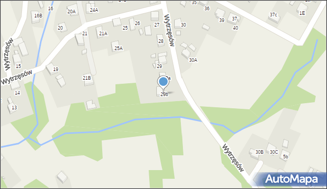 Rogów, Wytrzęsów, 29b, mapa Rogów