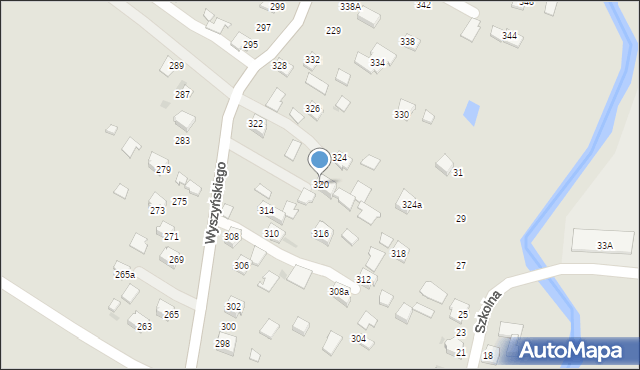 Ropczyce, Wyszyńskiego Stefana, ks. kard., 320, mapa Ropczyce