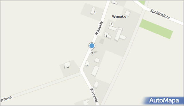 Rosanów, Wymokłe, 7a, mapa Rosanów