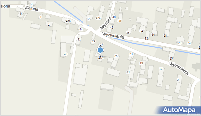 Rozmierz, Wyzwolenia, 27A, mapa Rozmierz