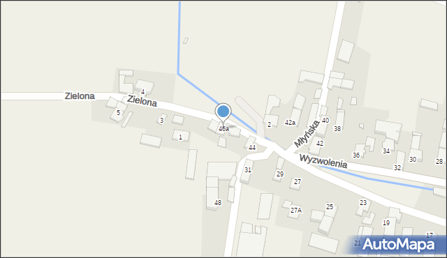 Rozmierz, Wyzwolenia, 46a, mapa Rozmierz