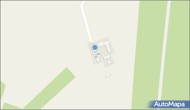 Rozogi, Wyszyńskiego Stefana, ks. kard., 20, mapa Rozogi