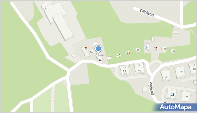 Ruda Śląska, Wysoka, 46, mapa Rudy Śląskiej